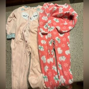 Carter’s 4T Girl’s Footed Pajamas